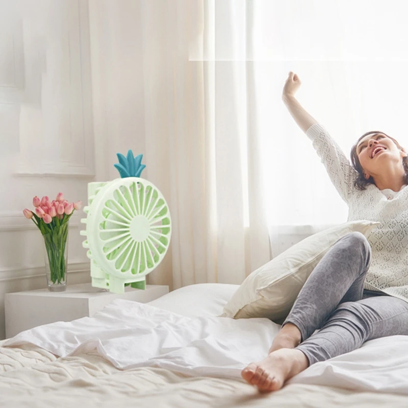Переносные вентиляторы портативный Перезаряжаемый USB вентилятор на батарейках