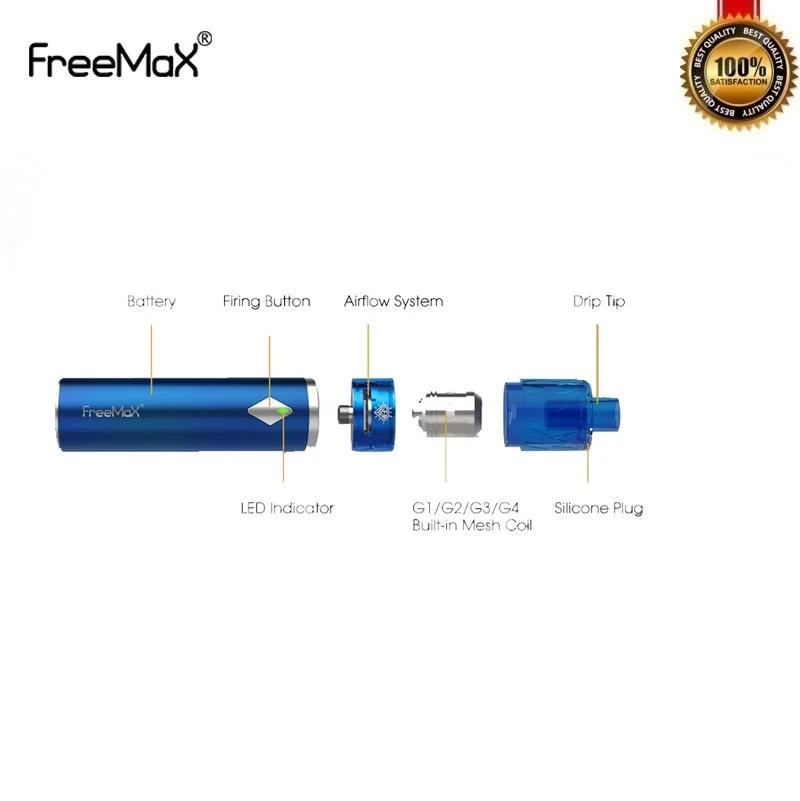 Стартовый набор для вейпинга Freemax GEMM 80 Вт комплект встроенный 2900 мАч & Одноразовые