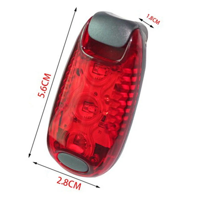 LED Safety Slim Light Night time Visibility for Runner Cyclists Walkers Joggers Kids Dogs Relays &amp More - Clip to Clothes Strap | Спорт и