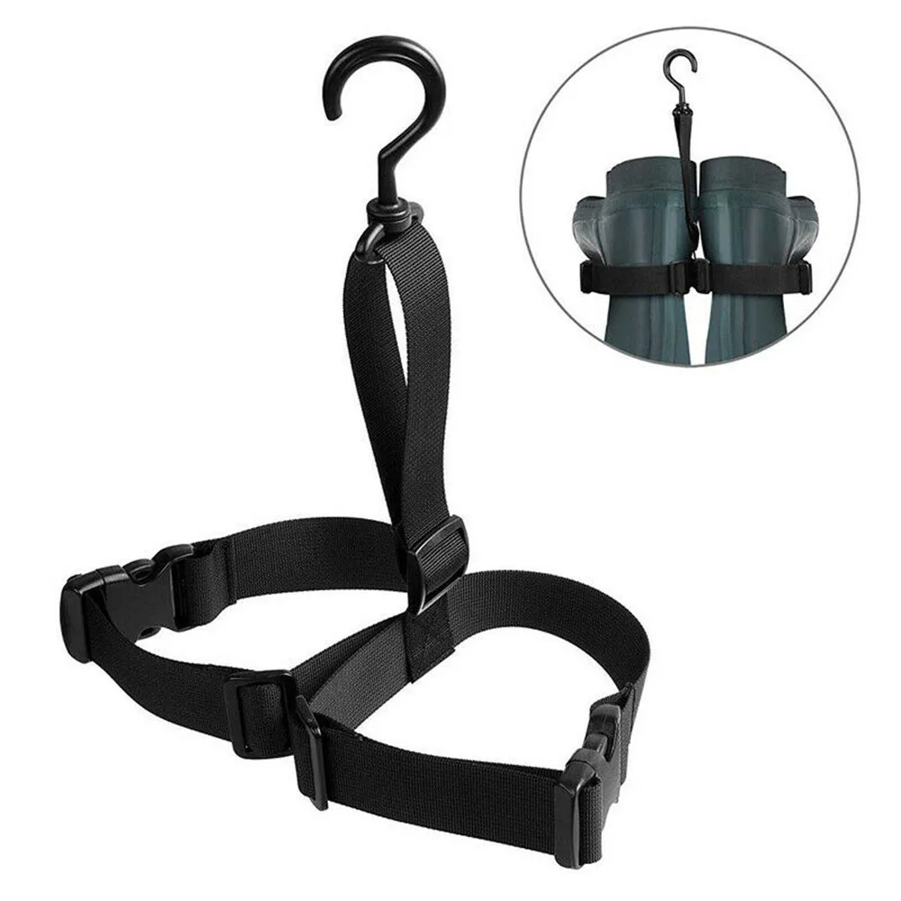 

Wader High Tube Boot Rain Shoes Hanger Hanging Adjusatble Fishing Rain Boots Storage Dryer Hanger Strap Belt Drying Storage Tool