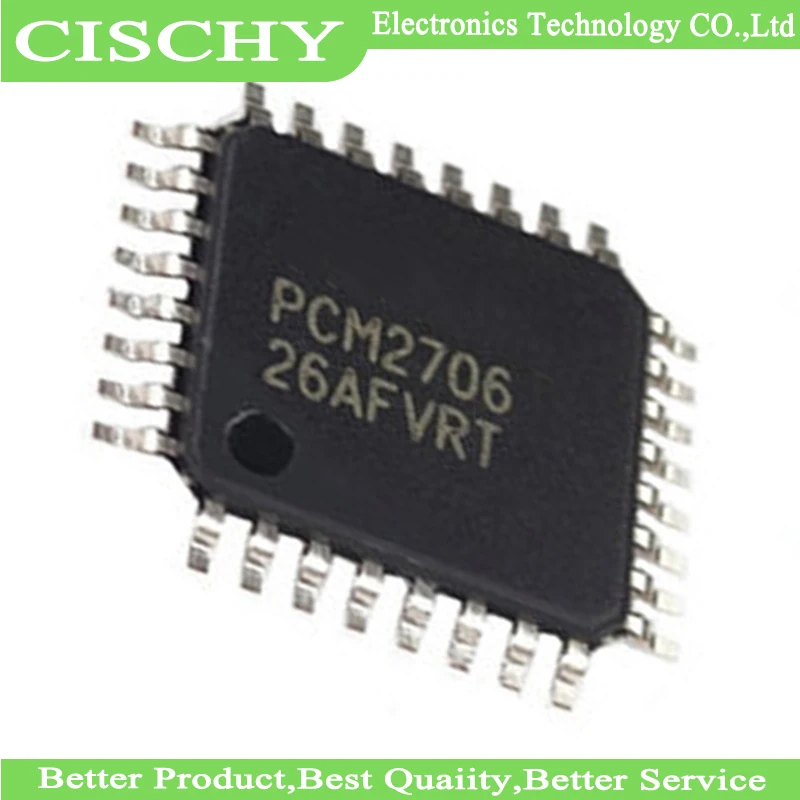 5 шт./лот PCM2706PJTR PCM2706CPJT PCM2706C PCM2706 QFP-32 | Электронные компоненты и принадлежности