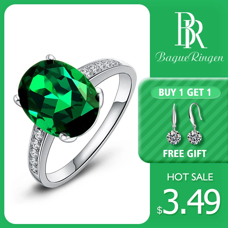 Bague Ringen бренд Anillos модные ювелирные изделия кольца для женщин Серебряный Зеленый Цирконий Стразы Кольца для свадебной вечеринки подарки