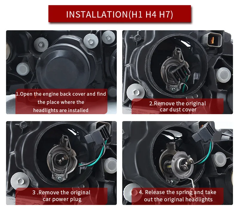 TF30 2 шт./лот светодиодный ламп Conversion Kit 80 Вт 10000LM H4 H1 H7 H8 H11 HB3 HB4 9003 Авто ZES F2 фары 6000K