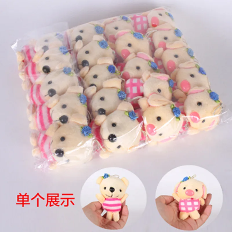 20 шт./лот миниатюрные Плюшевые игрушки-медвежонки декоративный миниатюрный