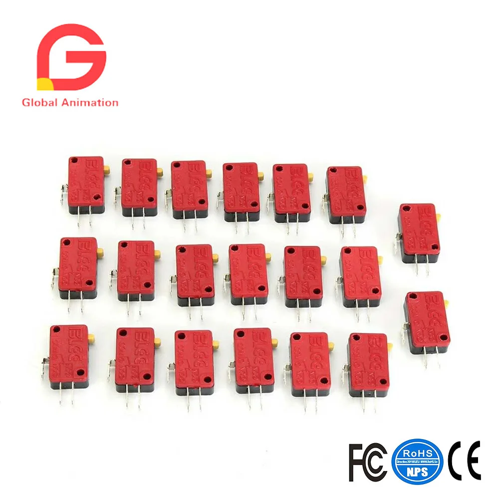 

Arcade Game Joystick Panel LED Illuminated DIY Kit With 2 Joysticks + 20 Buttons USB For MAME Joystick Arcade Game Machine