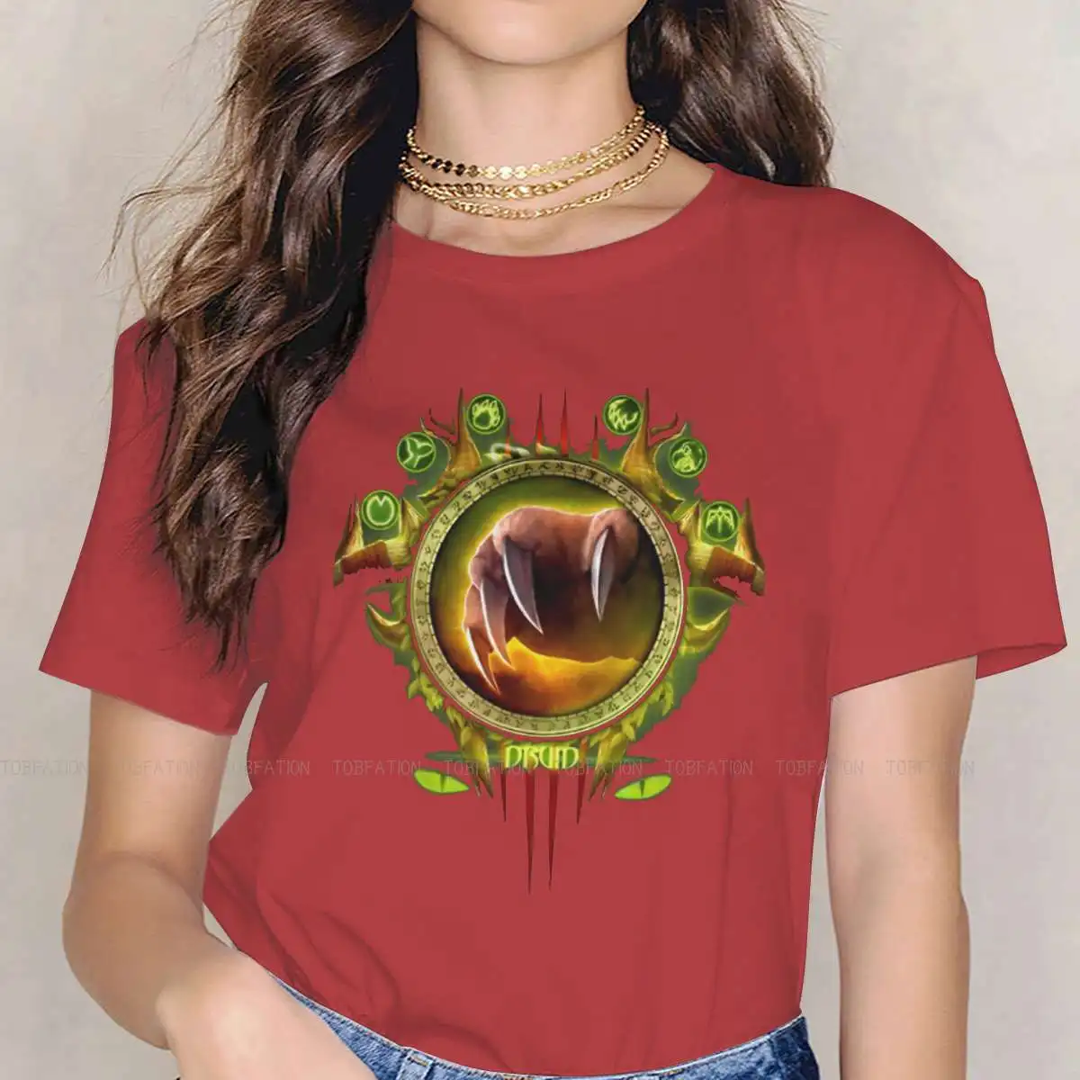

World of Warcraft TShirt for Woman Girl Druid Gamer Gaming 5XL Casual Sweatshirts T Shirt High Quality Fluffy