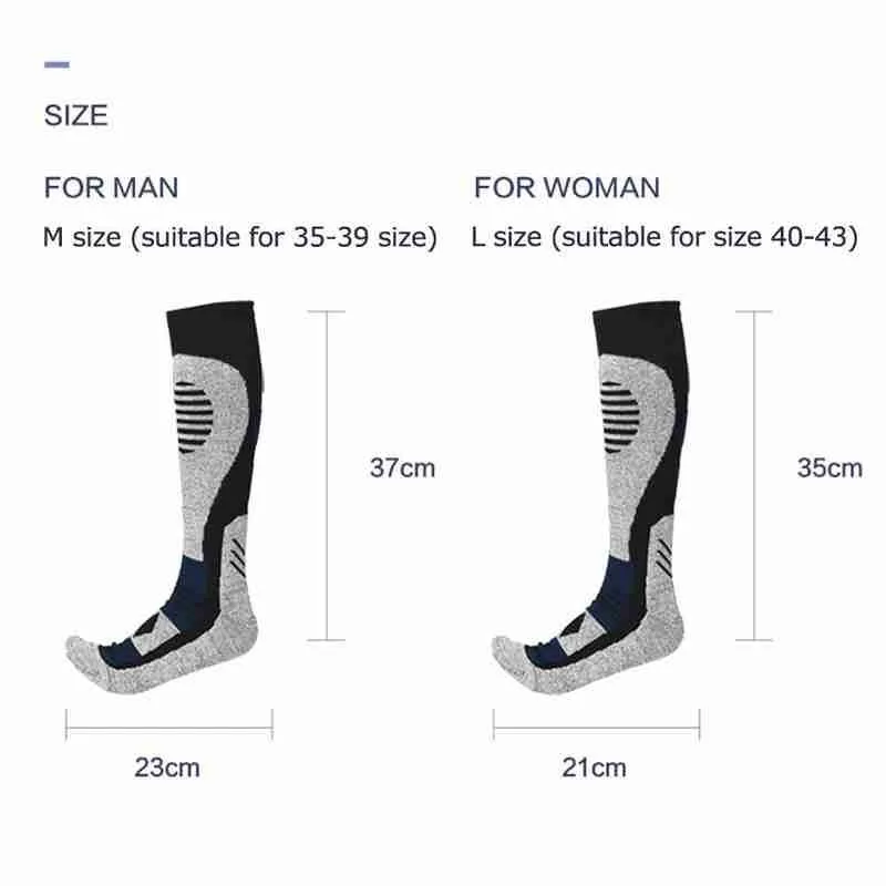 

Unisex Sports Socks Winter Warm Thermal Ski Socks For Outdoor Sports Cycling Climbing Hiking Camping Snowboard Soft Socks