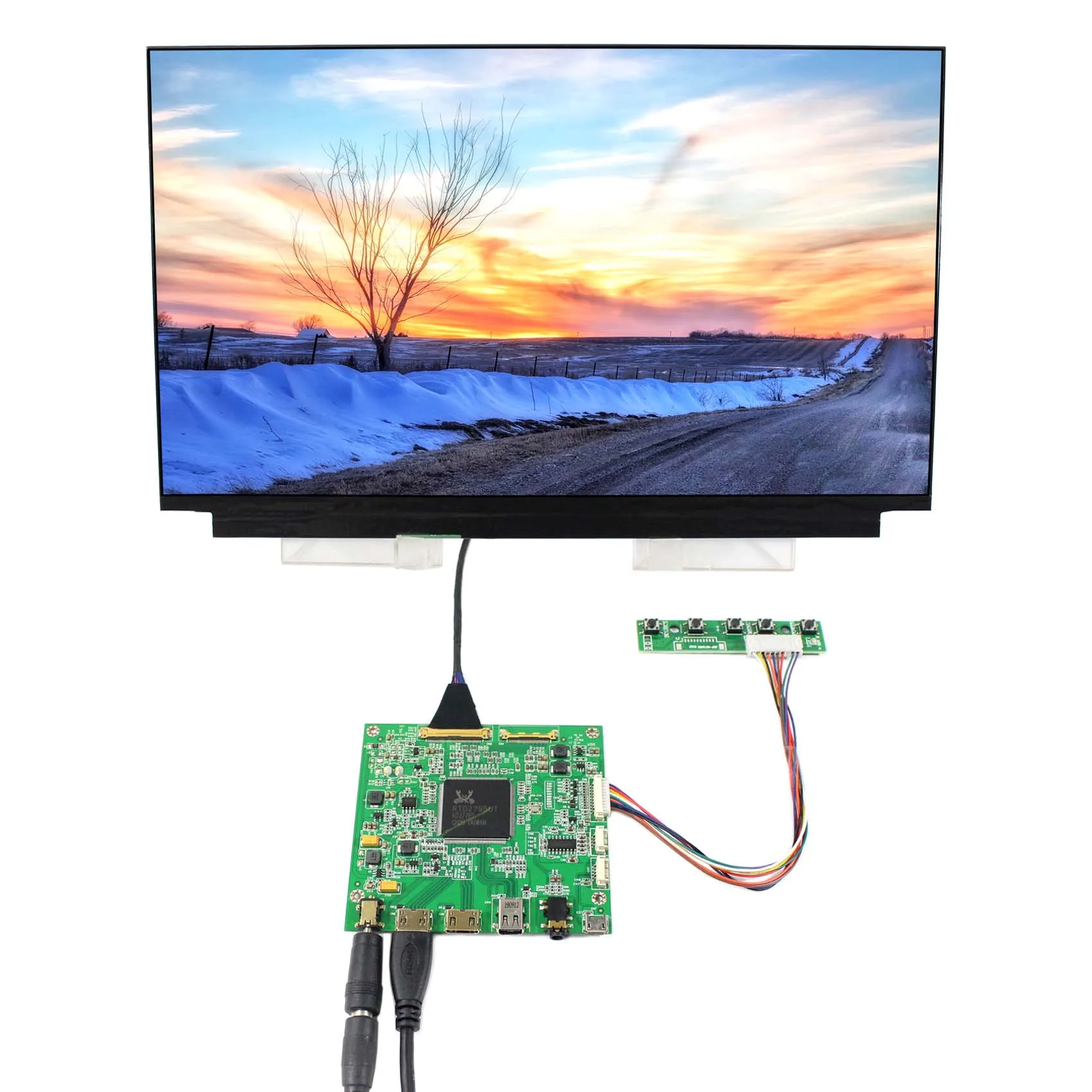 

13.3inch LQ133D1JW33 3840X2160 IPS LCD Screen with Mini HD MI Type C LCD Controller