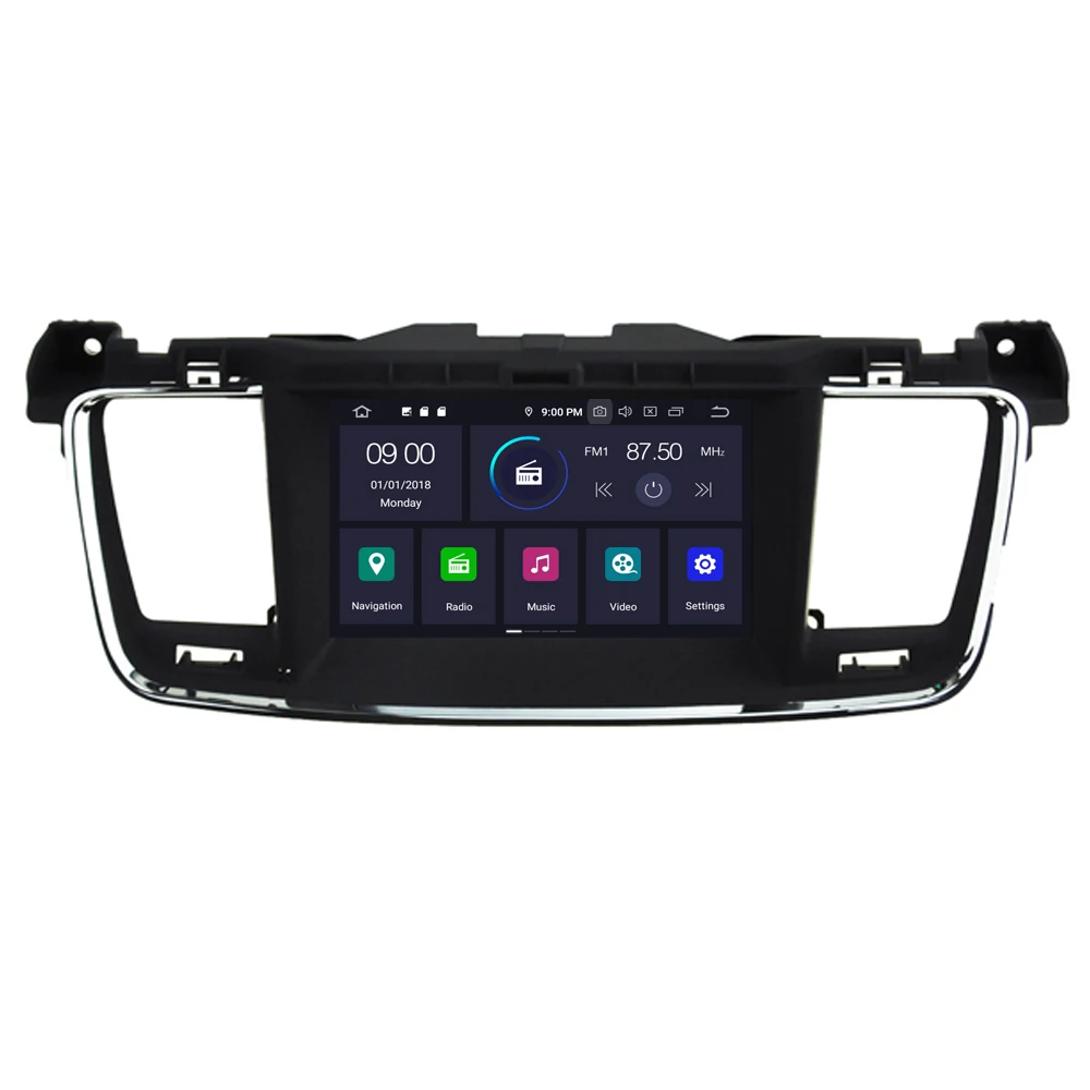 RoverOne автомобильный мультимедийный плеер для Peugeot 508 2011 - 2017 Android 10 0 Восьмиядерный