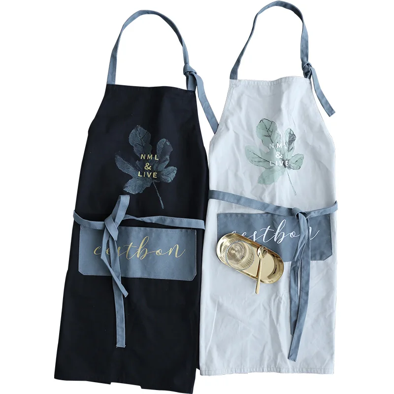 1 шт. европейский стиль длинные женские и мужские хлопковые льняные фартуки для