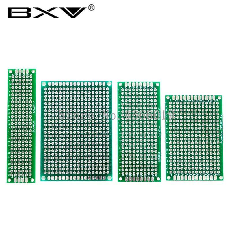 20 шт./лот 5x7 4x6 3x7 2x8 см двухсторонний прототип Diy универсальная печатная плата