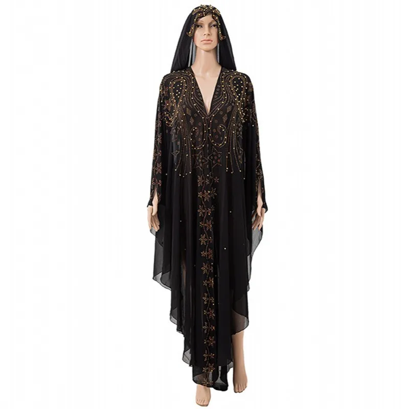 

Женский халат-болеро с блестками Djelaba, женское кимоно Niqab Abaya, длинный мусульманский кардиган, мусульманская туника, Женское пальто