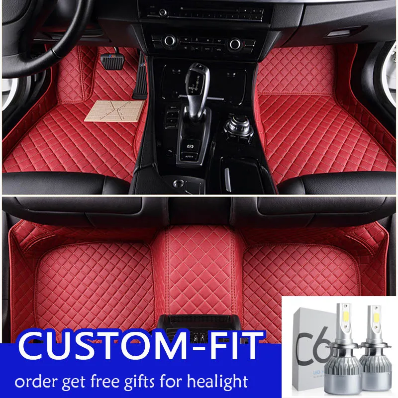 black blond wire Shenlao для Toyota C-HR CHR пользовательские автомобильные коврики для заказа получить бесплатные подарки для светодиодной фары - Название цвета: black blond wire