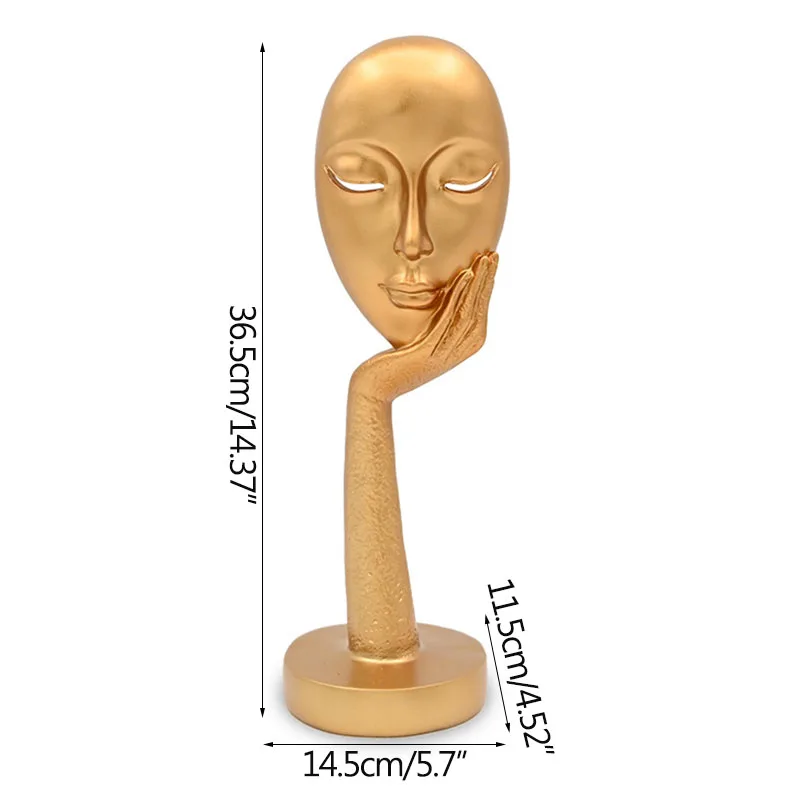 

Abstract Thinker Statue Sculpture Home Decoration Crafts Living Room Entrance Display Figurine Balcony Display Figurines Gifts