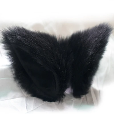 Горячая новинка, кошачьи ушки, зажим для костюма, вечерние, COS, кошачьи ушки, на Хэллоуин, милые, необычные, косплей, вечерние, аниме, кошачьи ушки, клипсы, пара заколок - Цвет: A