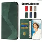 Чехол S Line для Xiaomi Redmi Note 10 Pro Max 10s 9 9s 8T, кожаный магнитный кошелек с отделениями для карт, чехол-книжка с полным покрытием для Redmi 8, 8A, 9, 9A, 9C