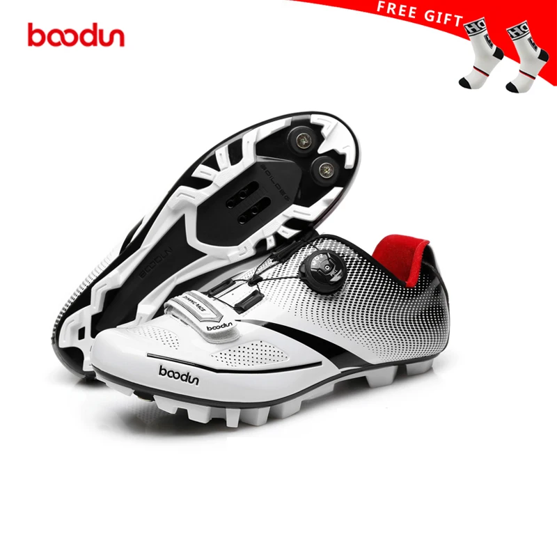 Мужская обувь для езды на велосипеде BOODUN горного велосипеда нескользящая гонок |