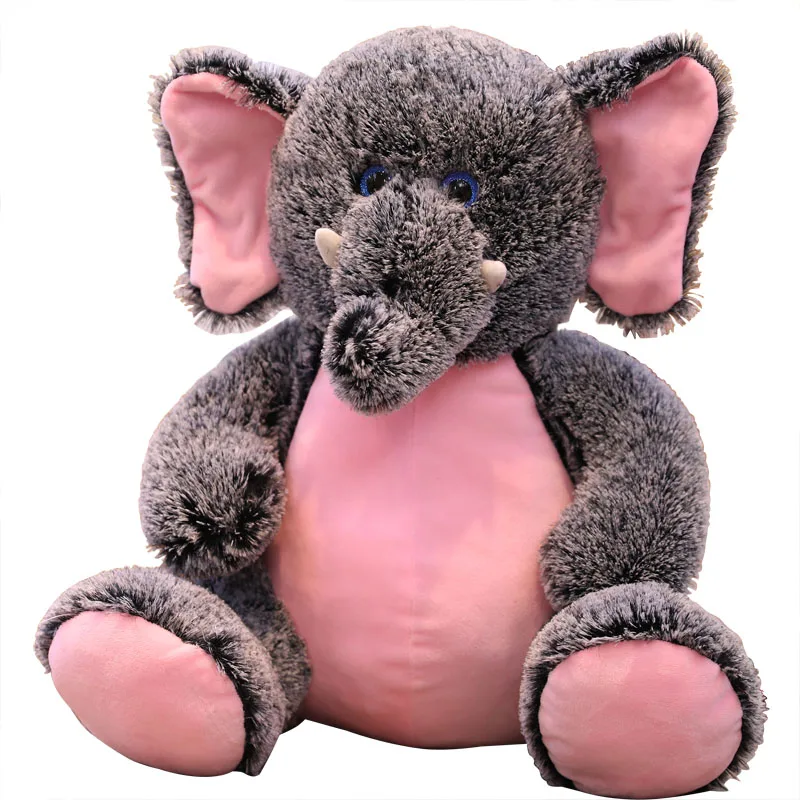 

Plush Elephant Doll Toy Kids Sleeping Back Cushion Cute Stuffed Monkey Baby Accompany Doll Xmas Gift