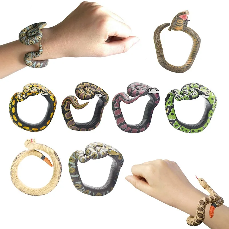 

Novelty Halloween Gift Fake Snake Tricky Funny Spoof Toys Simulation Soft Scary Horror Toy For Party Gifts