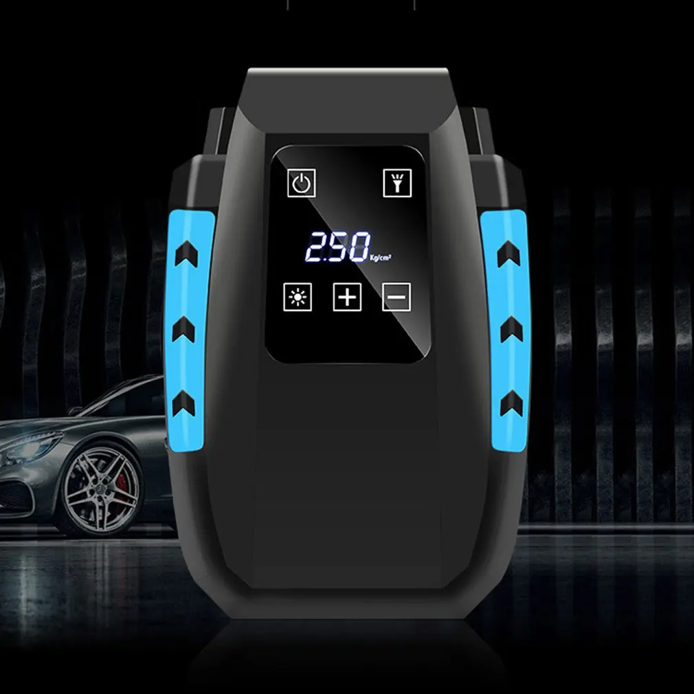 Сенсорный экран шин насос цифровой Воздушный компрессор с большим воздушным