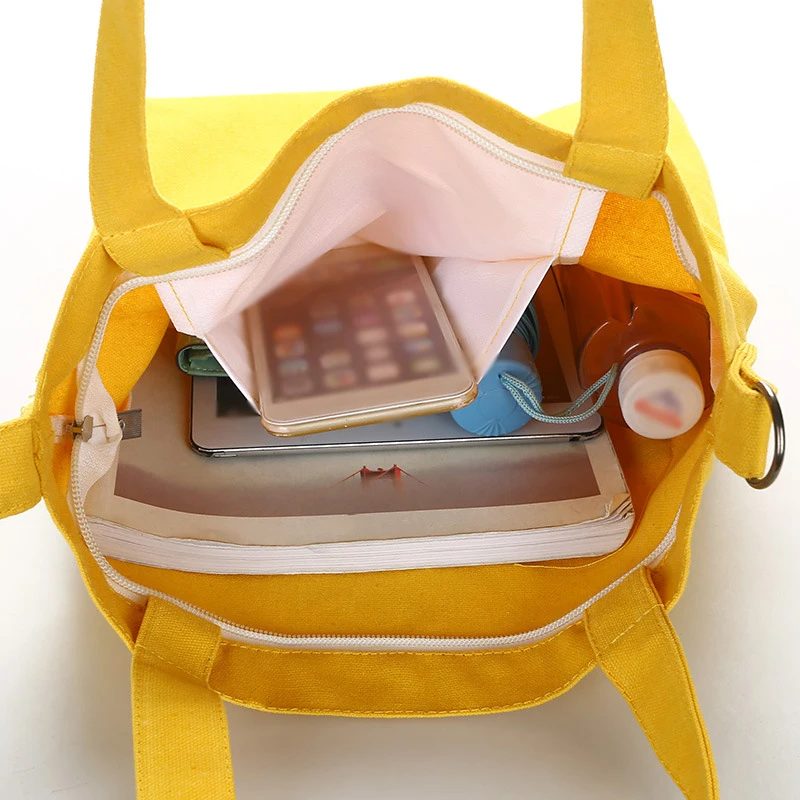 Сумка кросс-боди Женская холщовая многоразовая Сумочка для покупок повседневный