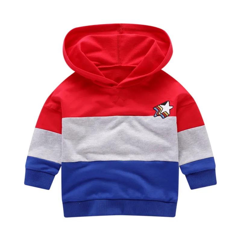 Хлопковая толстовка с длинным рукавом и круглым вырезом для мальчиков | Мать