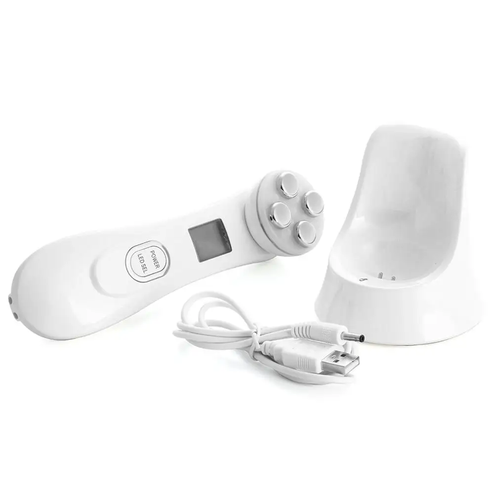 

Hot 5 in1Radio Mesotherapy Electroporation Face Beauty Pen Radio Frequency LED Photon Face Skin Rejuvenation Remover Wrinkle