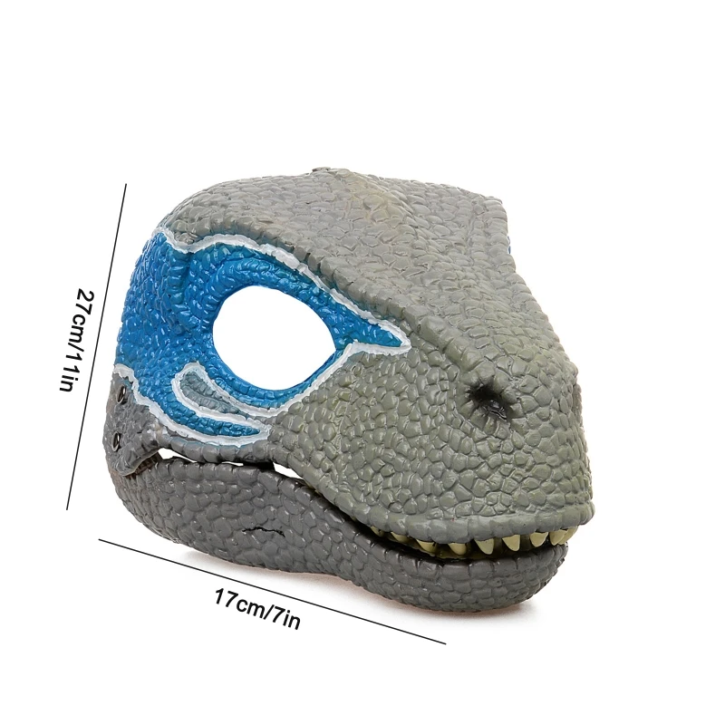 Хэллоуин динозавр дневная маска латексная ужасная шляпа маски принадлежности