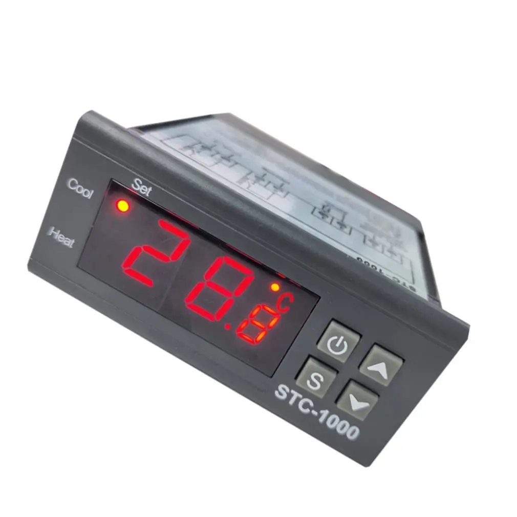 Stc 1000 220V цифровой холодильник светодиодный дисплей термостат регулятор