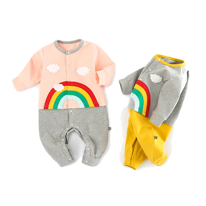 Детский комбинезон с длинным рукавом для девочек|Ромперы| |