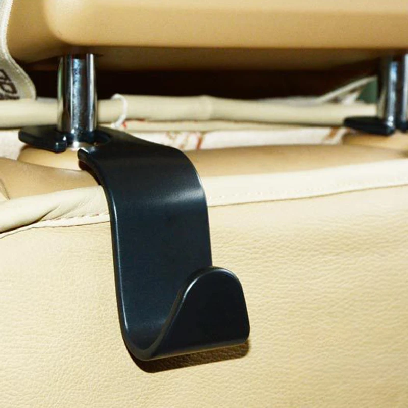 

2X Car Rear Seat Hook Interior Hooks for Hanging Car Hanger Bag Car Accessory