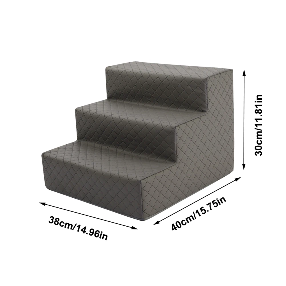 

Layers Pet Ladder Stairs Steps Portable Washable 3 Layers Pet Sponge Stairs Sofa Bed For Dog Cat Ramp Climbing Ladder Cat Pet