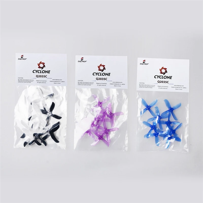

4Pairs DALPROP Q2035C 4 Blades Propeller 2 Inch CW CCW Paddle PC+ABS DIY Prop Spare Parts for RC Racing Drone Quadcopter