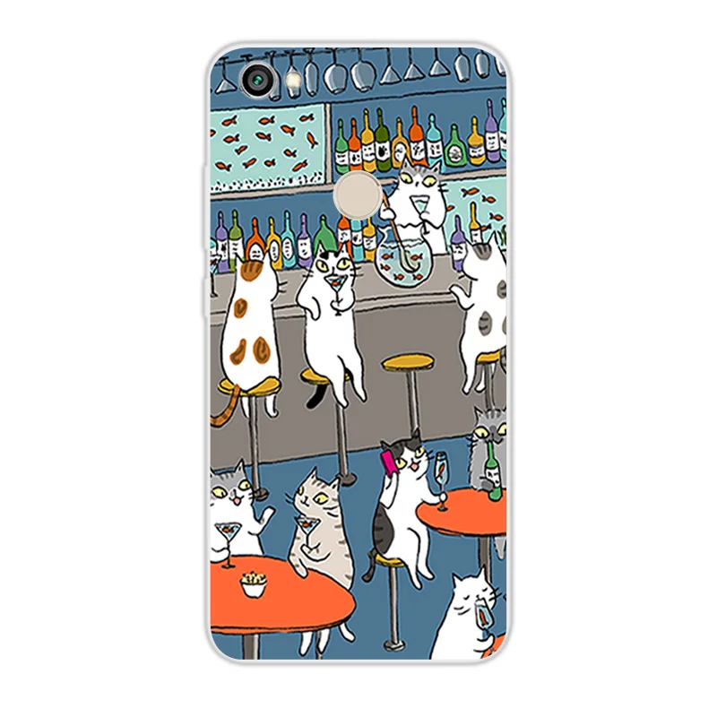 Роскошный силиконовый чехол для Xiaomi Redmi 3 4 S2 7 Note 5A Prime 4I 4C Space Design TPU Transparente Para чехлы