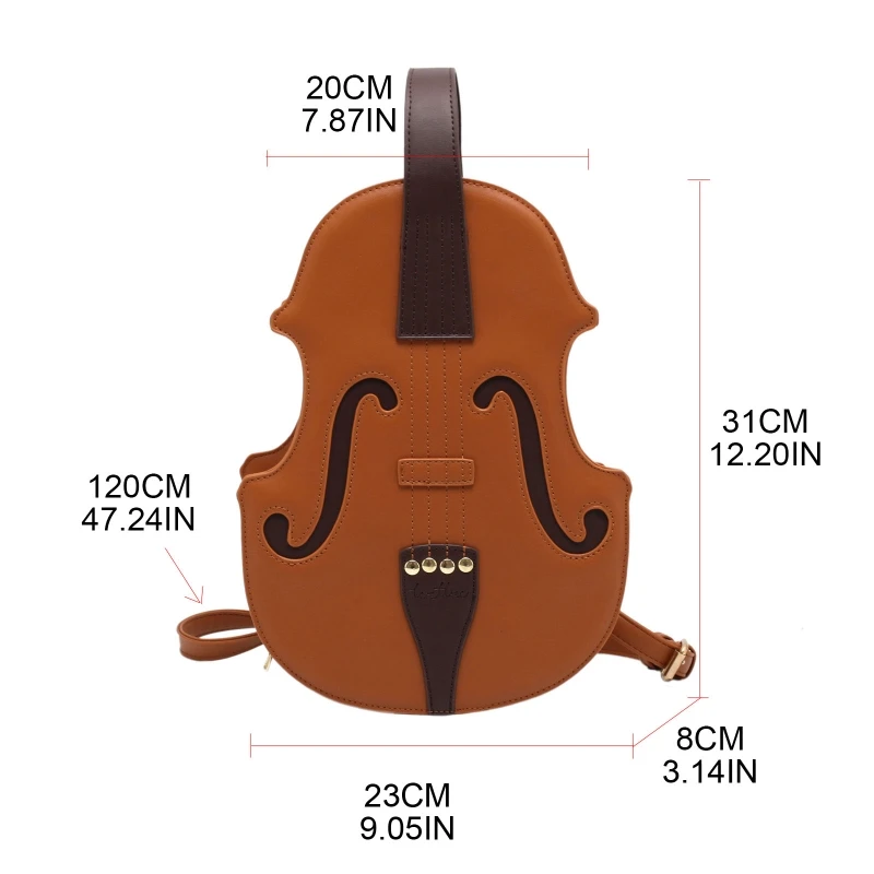 Рюкзак CPDD в форме скрипки для девочек-подростков