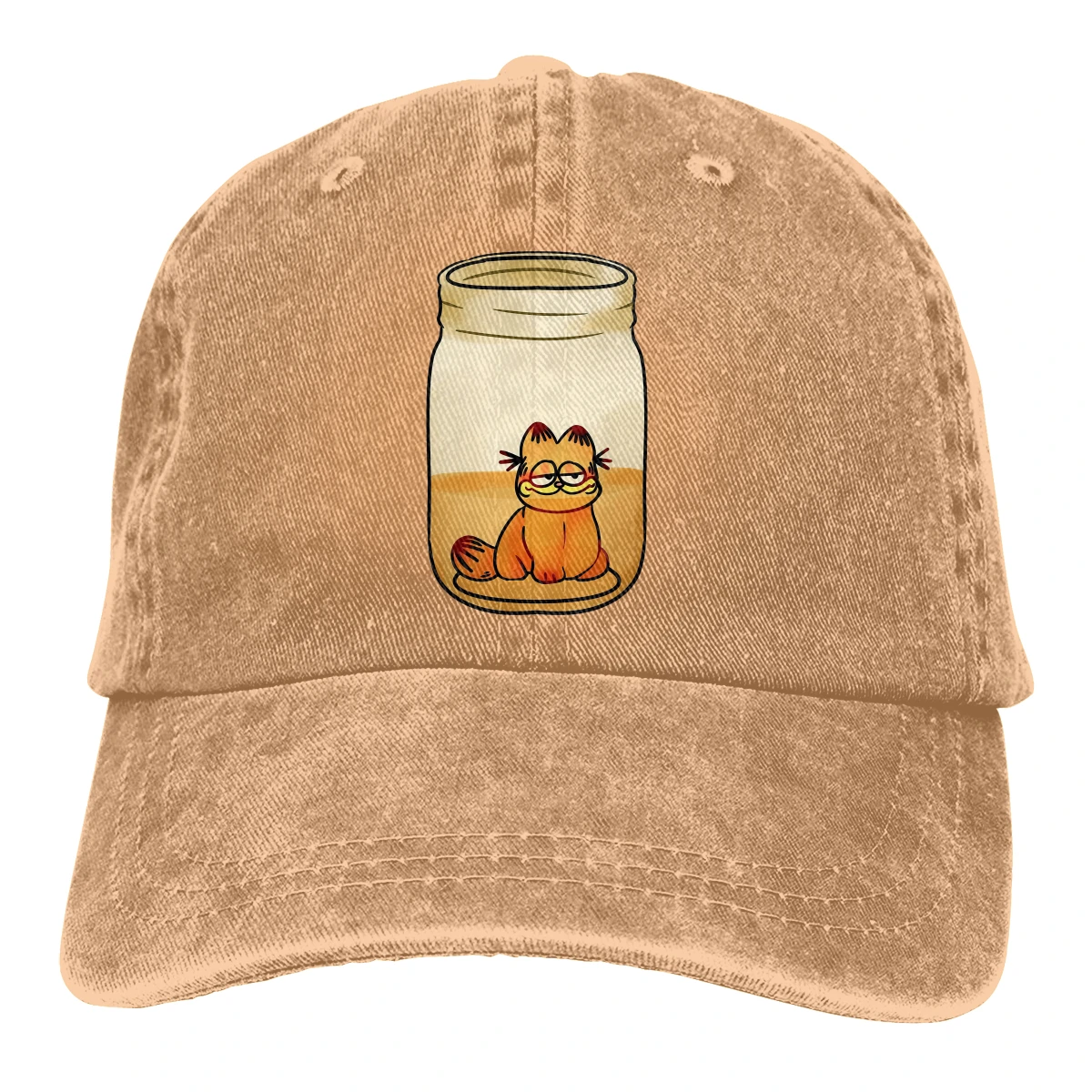 

Jar Glass The Baseball Cap Peaked capt Sport Unisex Outdoor Custom Anime Garfield Funny Odie Hats