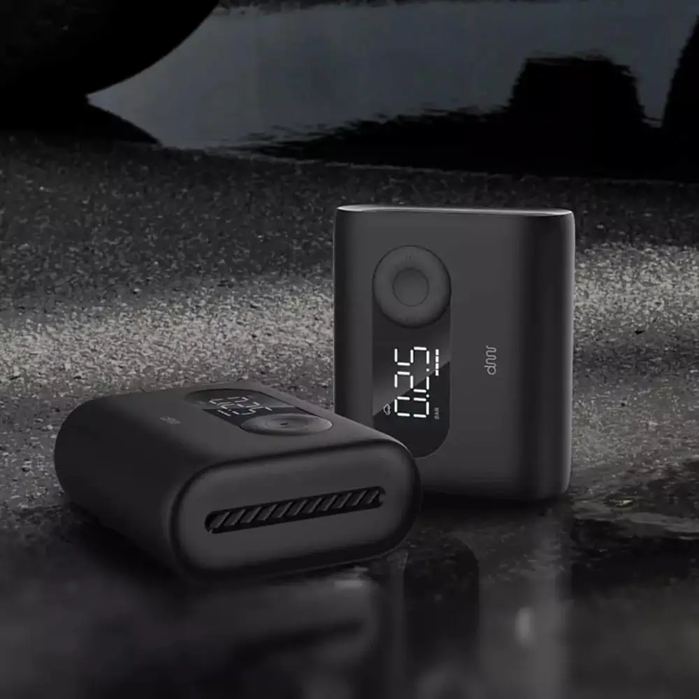 Dimi Портативный воздушный компрессор с светодиодный освещение цифровой шинный