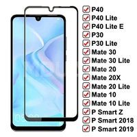 9d tempered glass for huawei p40 p30 lite p smart z 2019 screen protector glass huawei mate 30 20 10 lite 20x protective glass