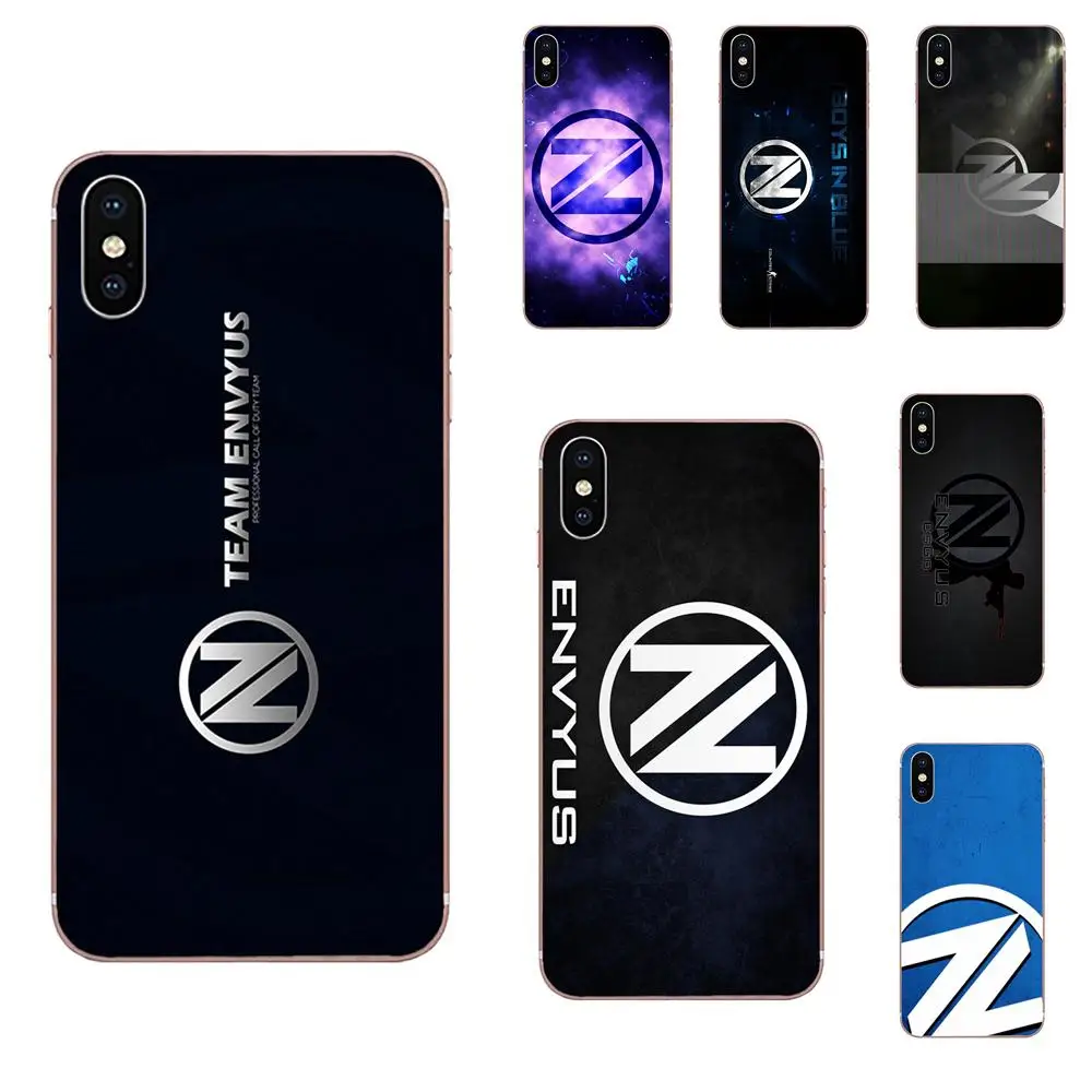 Team Envyus мягкий силиконовый прозрачный чехол из ТПУ для iPhone 11 Pro Max Plus X XS XR 8 7 6S SE 4S 5 5C