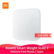 Оригинальные Xiaomi mi, умные весы 2, весы для здоровья, весы с Bluetooth 5, цифровые весы с поддержкой Android 4,3 iOS 9 mi fit APP