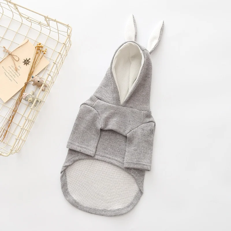 Kawaii кошка толстовки шапки свитер кролик собака одежда для домашних животных