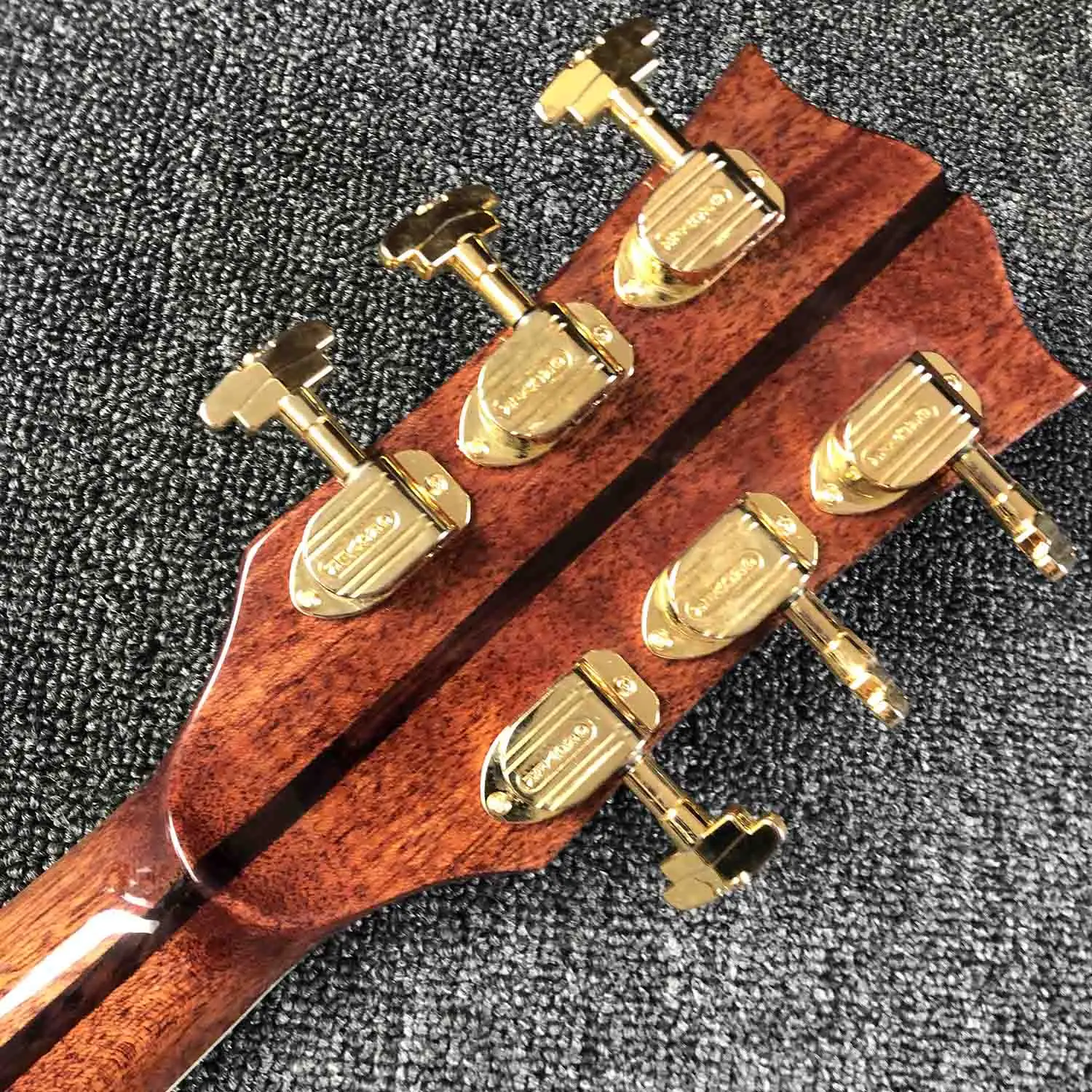 Custom All Solid 42" Adi Top Cocobolo Back Side Abalone Binding Ebony Fingerboard Acoustic Guitar Customized Logo is OK | Спорт и