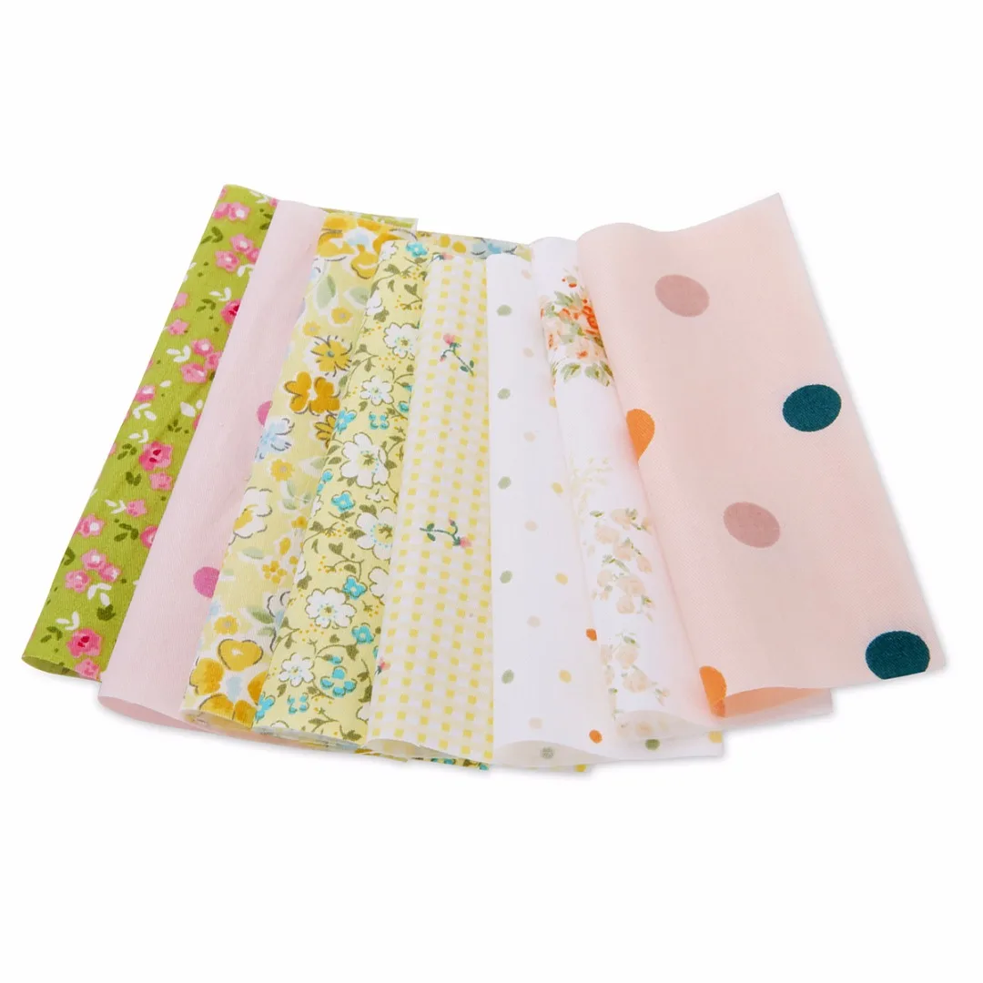 100 шт Цветочный мягкий хлопковый комплект 12*10 см для лоскутных лоскутов пошив