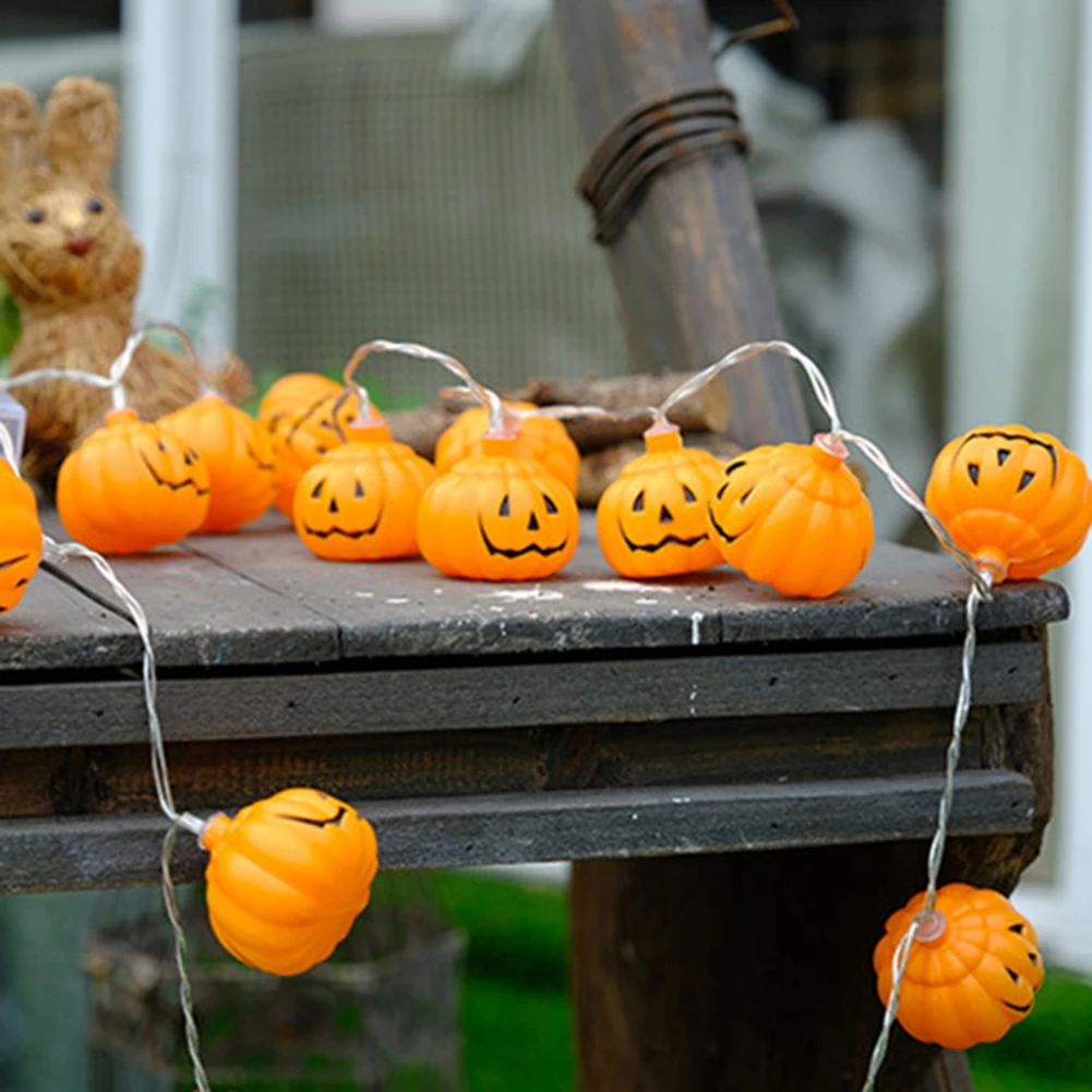 

Halloween Party Decor Pumpkin String Lamps 30 LED Lantern Party Home Garden Festival Decoration DIY Pumpkin Light String