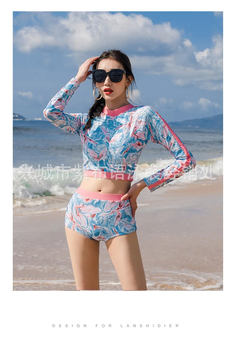 Женский раздельный купальник Раздельный купальный костюм для девушек из двух