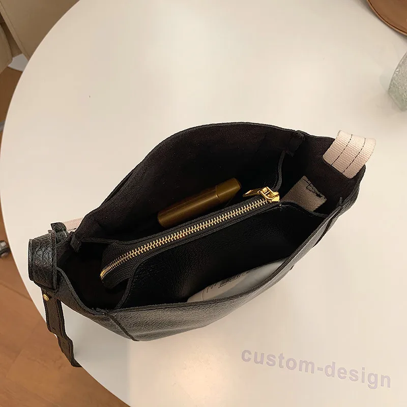 

Large Capacity Crossbody Bucket Bag Luxury Women Brand Shoulder Messenger Bags Lady Quality Soft Leather Shopper Bag Sac A Main