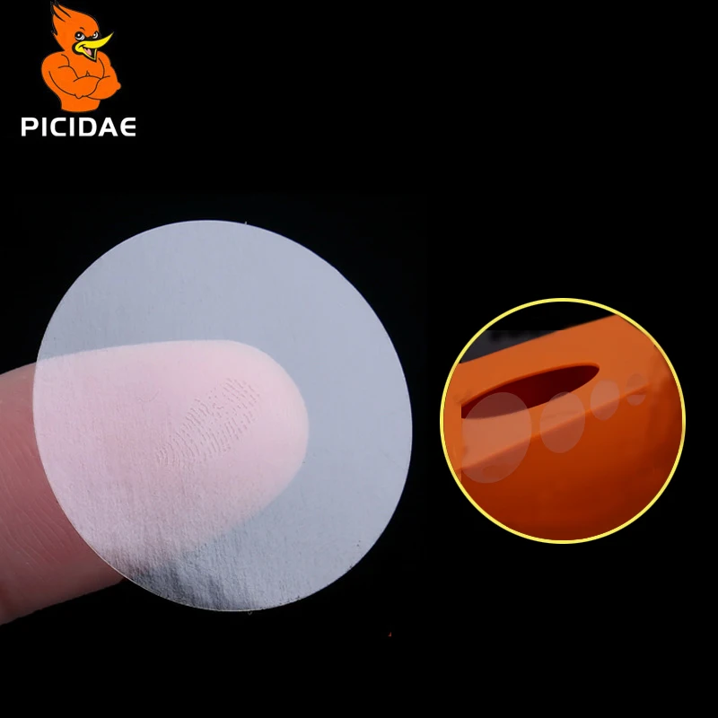 Круглый уплотнительный стикер прозрачный ПВХ может быть удален без следов