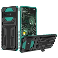 2021 fashion bracket armor case for google pixel 6 pro pixel6 tpupc cover anti knock luxury cases