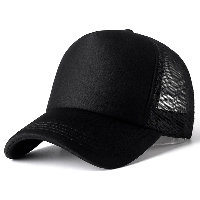 

1 Pcs Unisex Cap Toevallige Vlakte Mesh Baseball Cap Verstelbare Snapback Hoeden Voor Vrouwen Mannen Hiphop Trucker Cap Streetwe