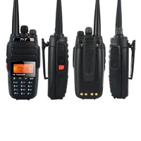 th uv8000d walkie talkie tyt 10w dual band vhfuhf cross band repeater functional portable ham radio 128ch w3600m battery